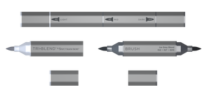 SN-TriBlend Brush-Ice Grey Blend