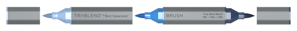 SN-TriBlend Brush-True Blue Blend