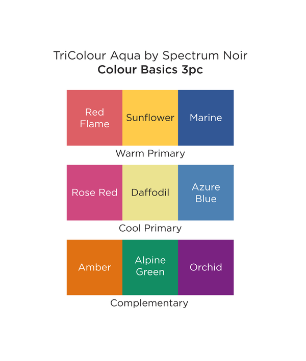 Spectrum Noir TriColour Aqua - Colour Basics 3pc