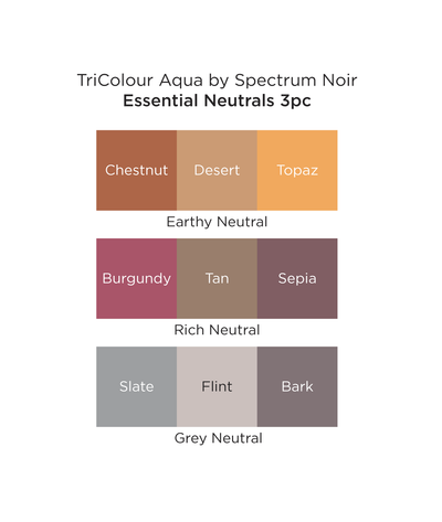 Spectrum Noir TriColour Aqua - Essential Neutrals 3pc
