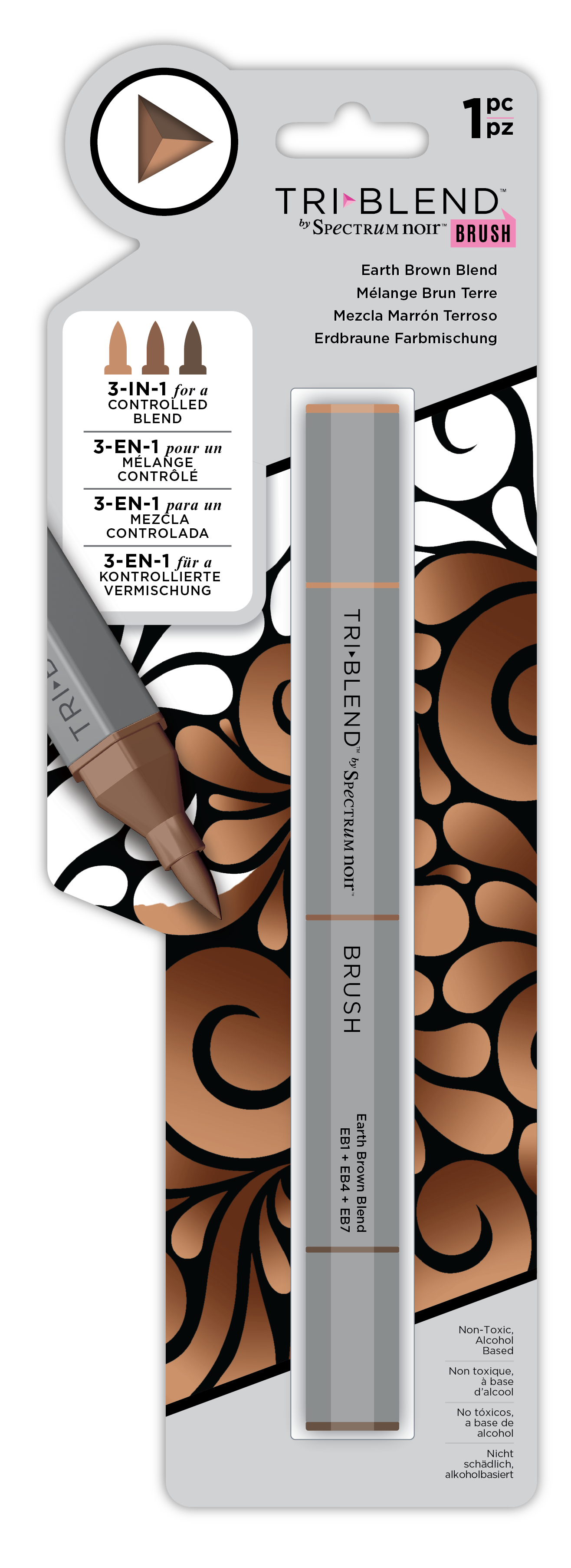 SN-TriBlend Brush-Earth Brown Blend