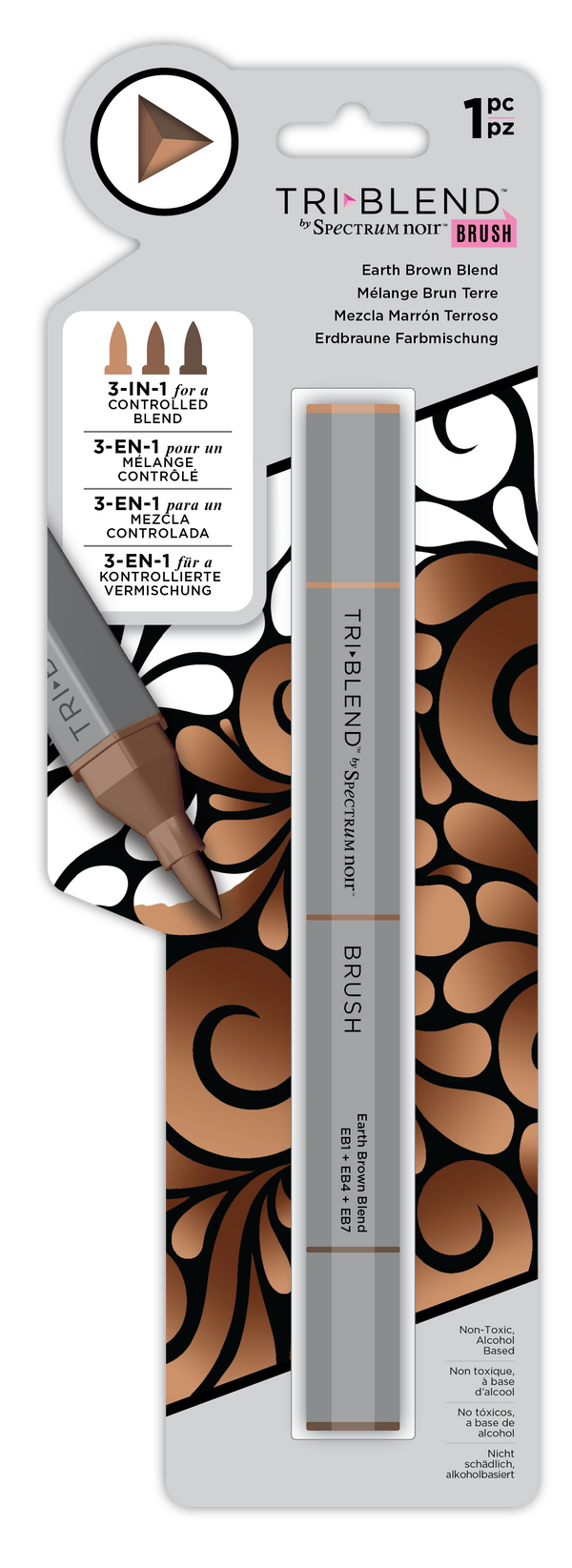 SN-TriBlend Brush-Earth Brown Blend