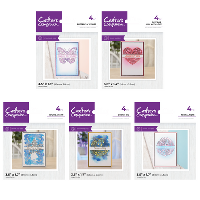 Crafter's Companion Split Space Stamp & Die Collection
