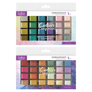 Crafter's Companion Shimmer Watercolour Palette Duo