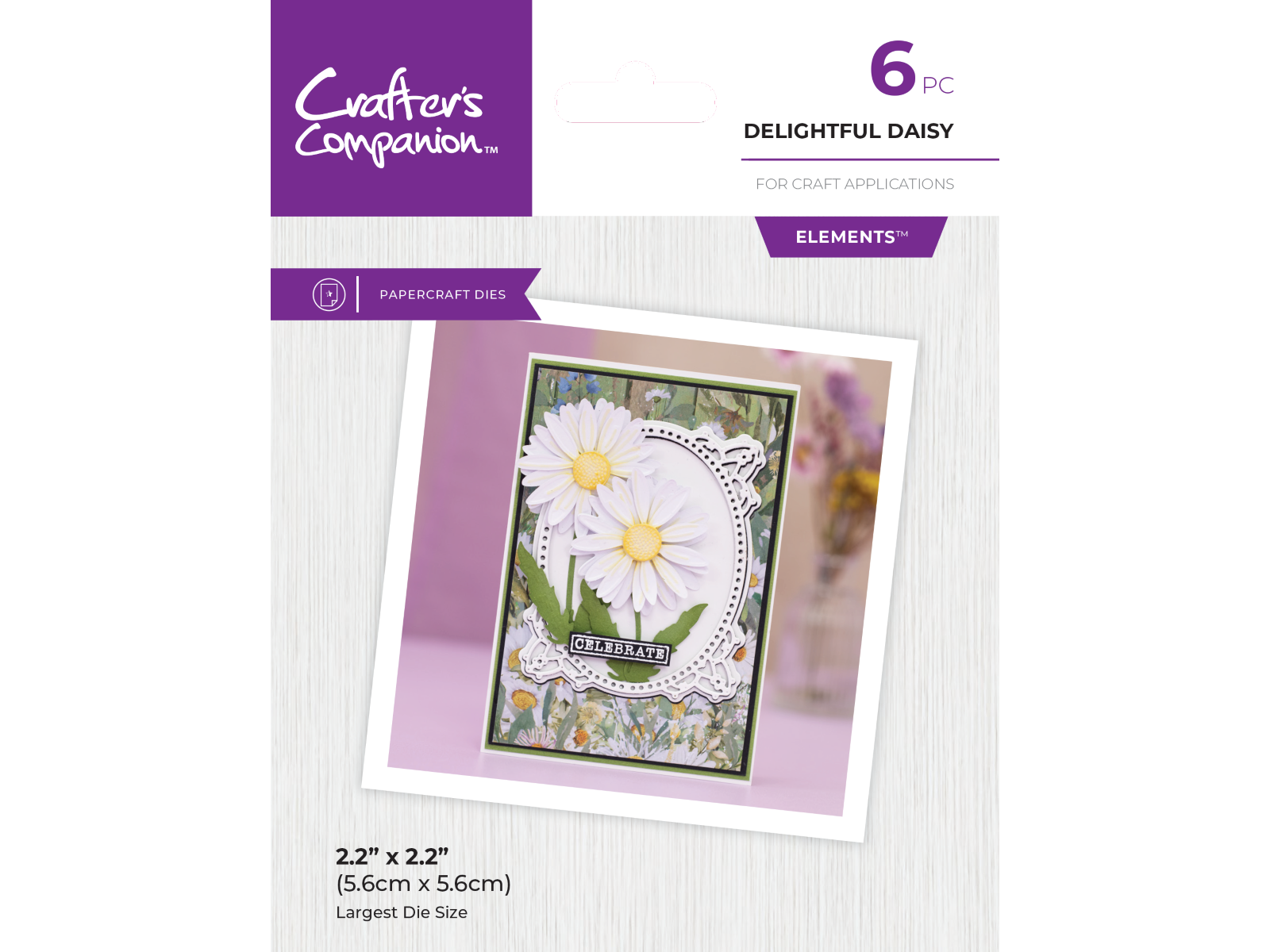 Crafters Companion - Metal Die Elements - Delightful Daisy