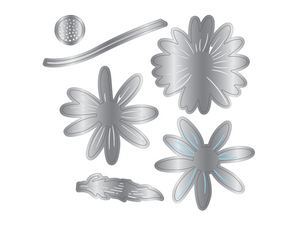 Crafters Companion - Metal Die Elements - Delightful Daisy