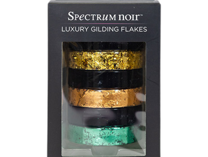 Spectrum Noir 50ml Luxury Gilding Flakes - Patina (3PC)