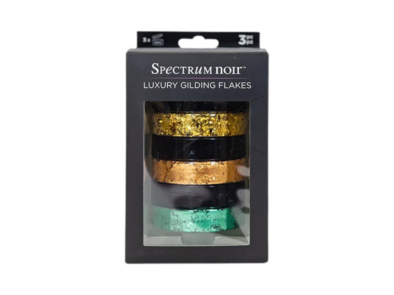 Spectrum Noir 50ml Luxury Gilding Flakes - Patina (3PC)