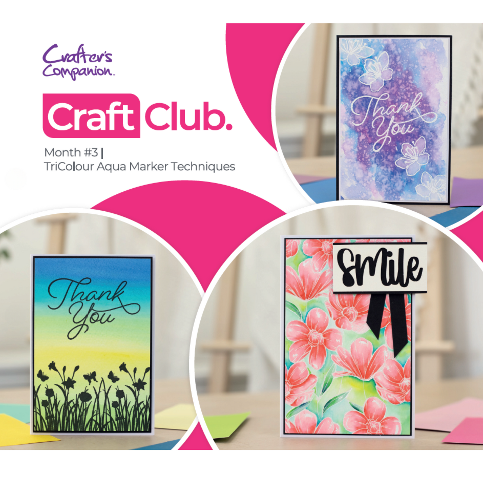 Crafter's Companion Monthly Craft Club - Aqua Techniques