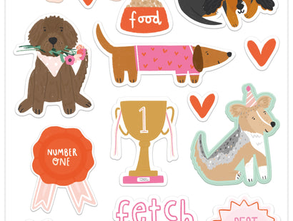 Violet Studio Best In Show Chipboard Stickers - Characters