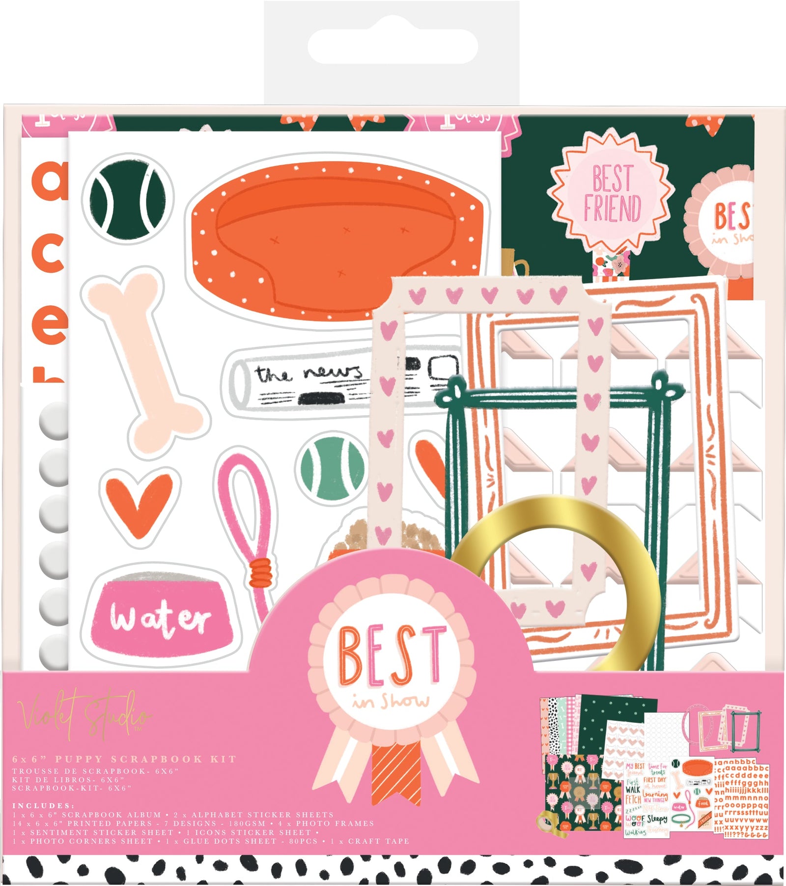 Best In Show Puppy Scrapbook Kit - Violet Studios