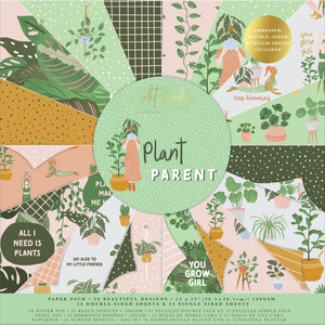 Violet Studios 12x12" Premium Paper Pack -  Plant Parent - 48pk