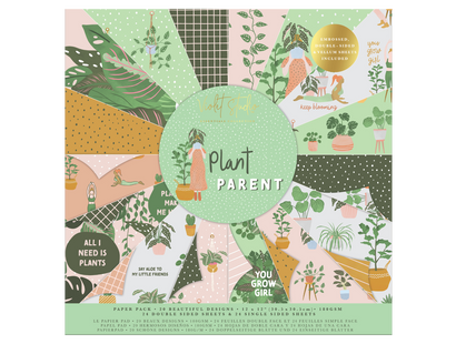 12x12" Premium Paper Pack Plant Parent - 48pk - Violet Studios