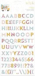 Violet Studios Alphabet Stickers - Rainbow Blooms