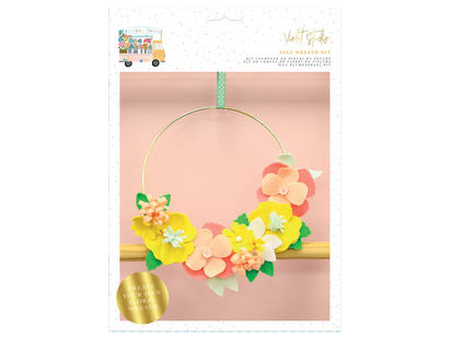 Make Your Own Floral Wreath Kit - Rainbow Blooms - Violet Studios