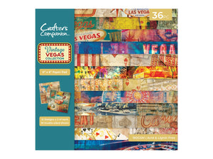 Vintage Vegas 6”x6” Paper Pad