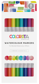 Colorista - Watercolour Marker - Vibrant Essentials 8pc