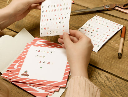 Violet Studios Alphabet Stickers - Home for Christmas