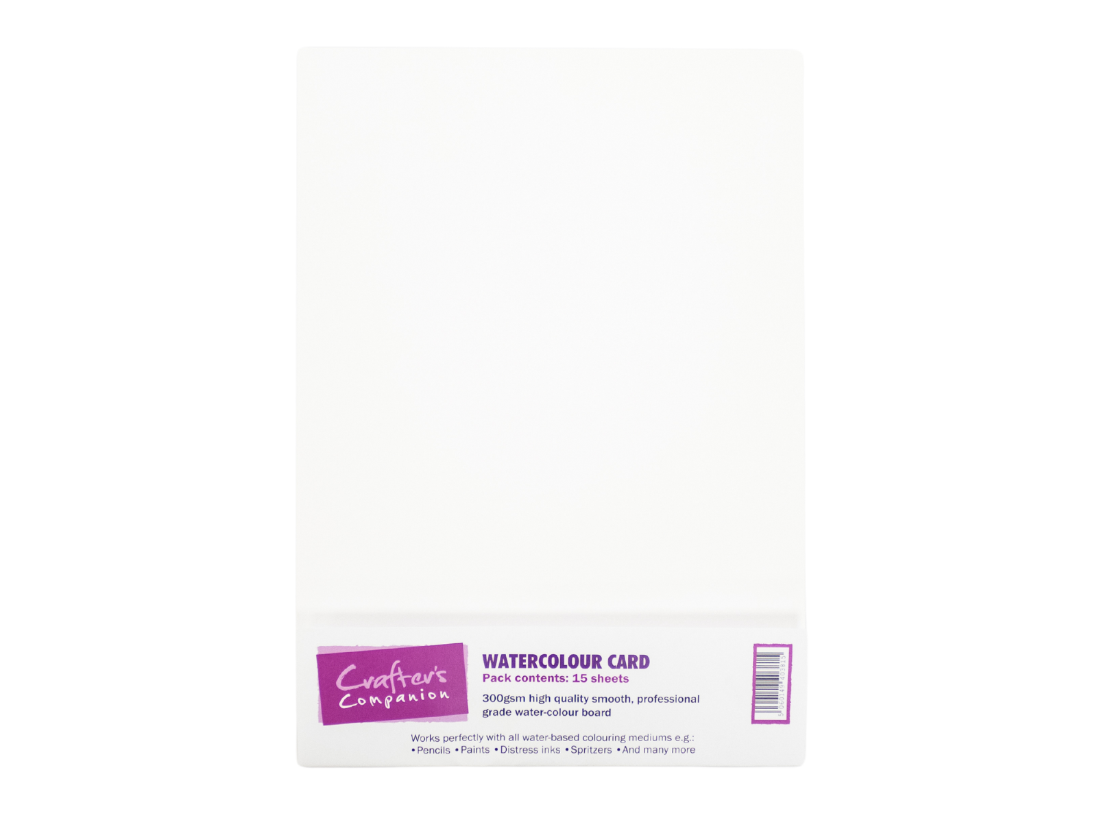 Watercolour Card Pack - 15 sheets