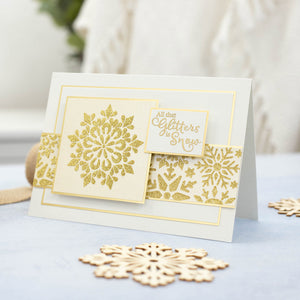 Crafters Companion Stencil Set - Graceful Snowflakes