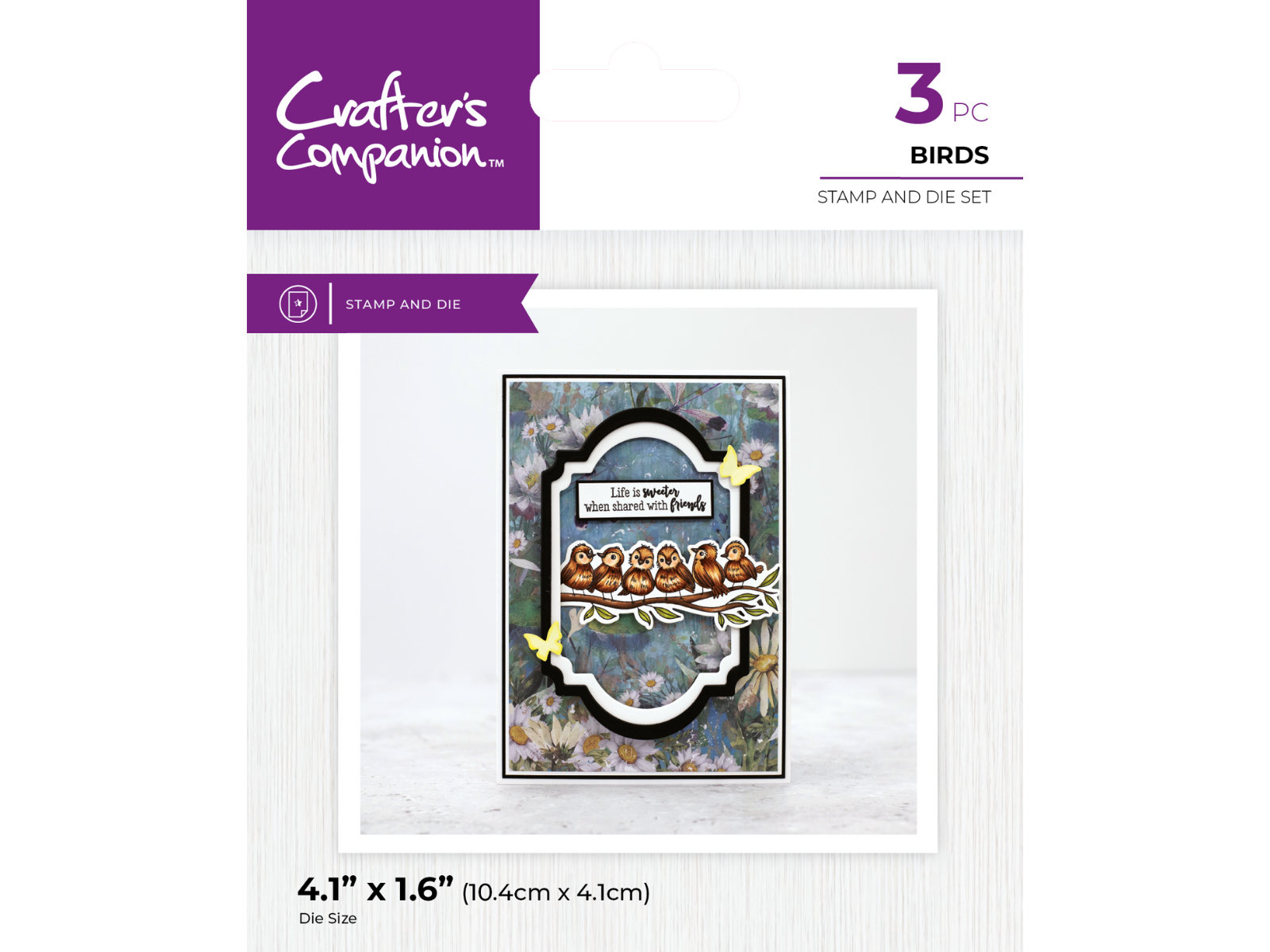 Crafter's Companion Character Embellishement Animal Stamp & Die Collection