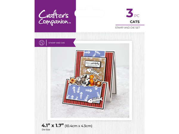 Crafter's Companion Character Embellishement Animal Stamp & Die Collection