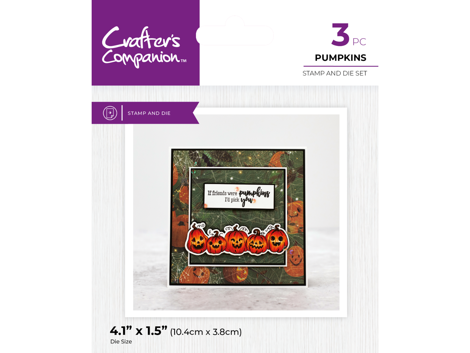 Crafter's Companion Character Embellishement Halloween Stamp & Die Collection