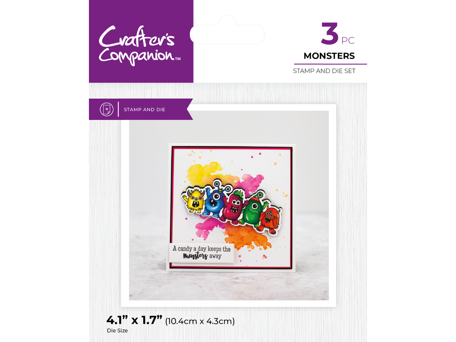 Crafter's Companion Character Embellishement Halloween Stamp & Die Collection