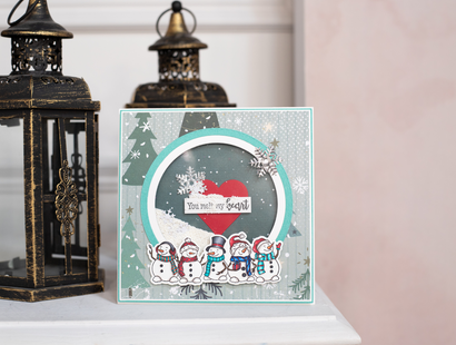 Crafter's Companion Character Embellishement Christmas Stamp & Die Collection