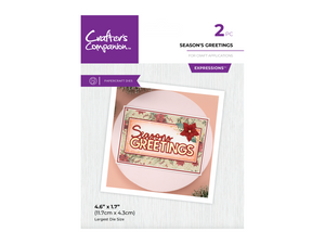 Crafter's Companion Christmas Sentiment Dies Collection