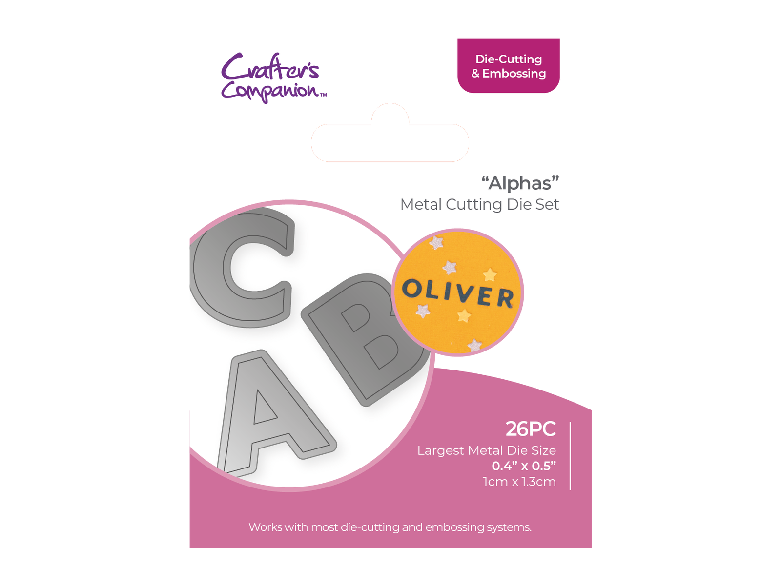 Crafters Companion - Die Cutting & Embossing - Alphas