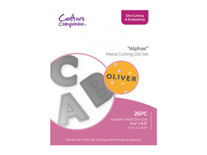 Crafters Companion - Die Cutting & Embossing - Alphas