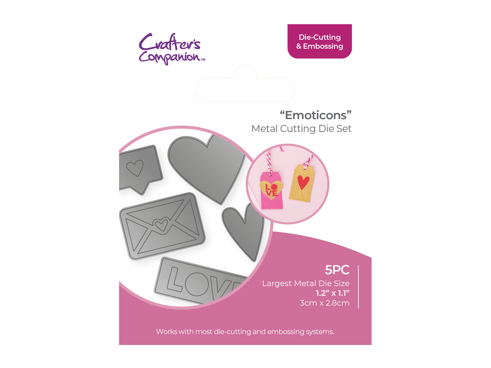 Crafters Companion - Die Cutting & Embossing - Emoticons