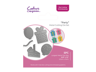 Crafters Companion - Die Cutting & Embossing - Party