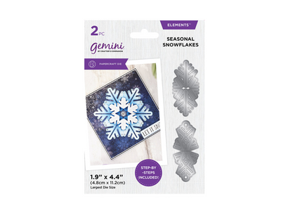 Crafter's Companion Kaleidoscope Origami Die - Seasonal Snowflakes