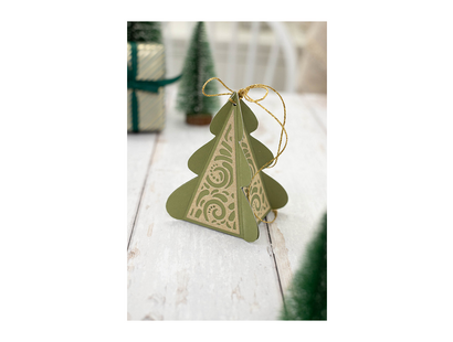 Crafter's Companion 3D Box Die and Stencil Set - O Christmas Tree