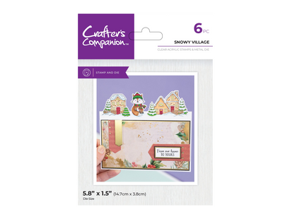 Crafter's Companion Festive Edge Stamp & Die Collection