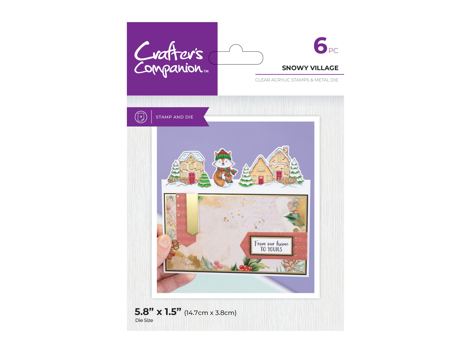 Crafter's Companion Festive Edge Stamp & Die Collection