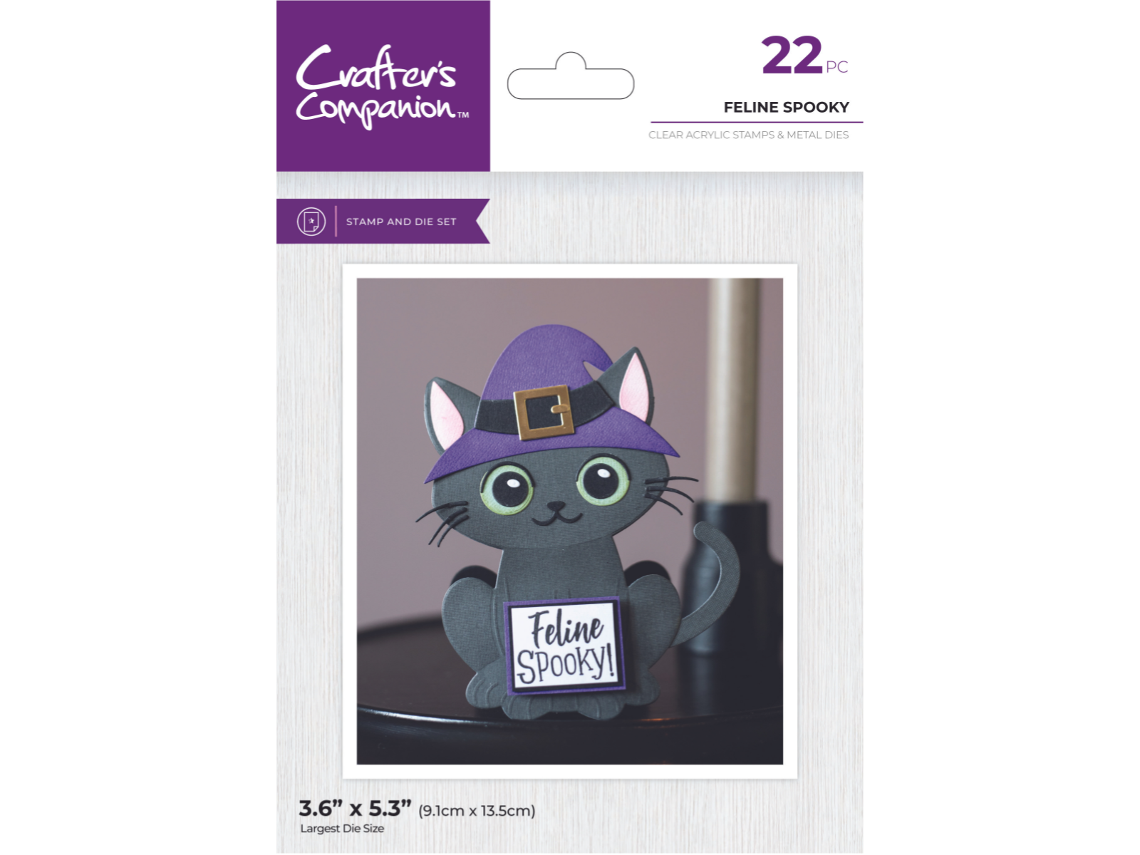 Crafter's Companion Halloween Shaped Card Base Stamp & Dies Collection