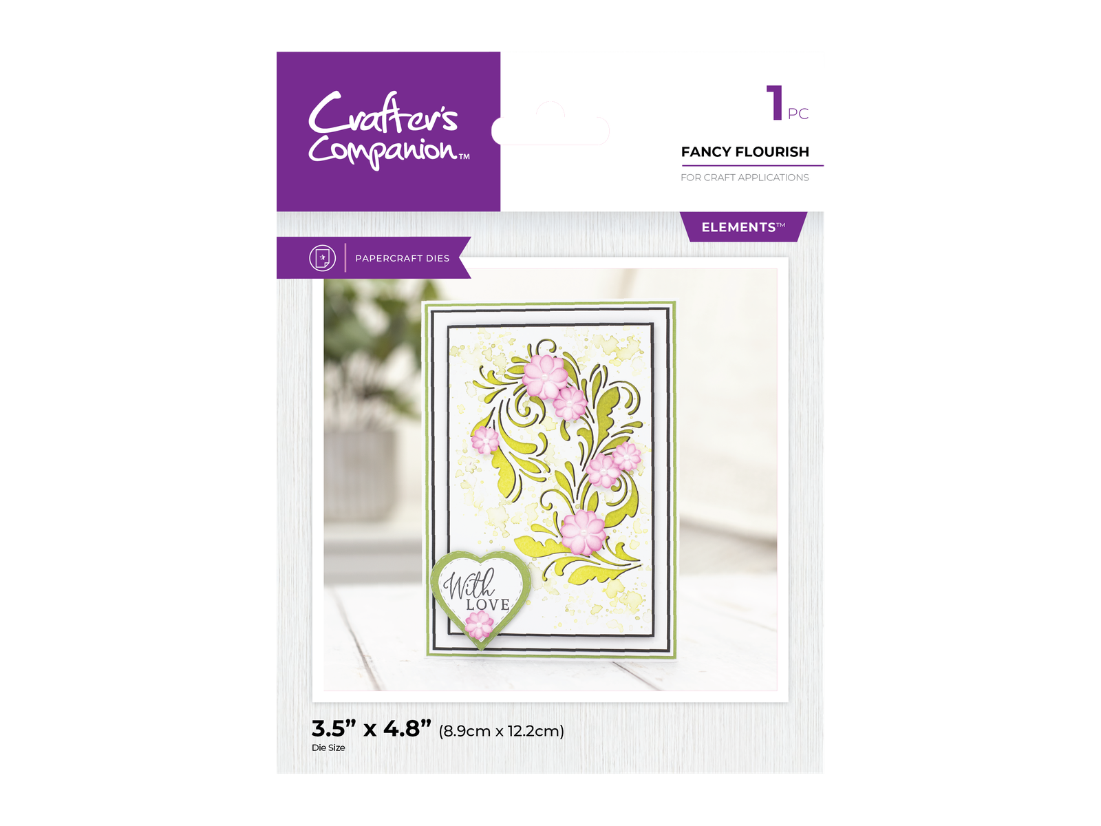 Crafter's Companion Large Flourish Corner Dies STAR BUY Collection