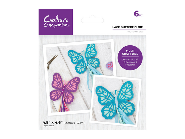 Crafter’s Companion Multi Craft Die - Lace Butterfly Die