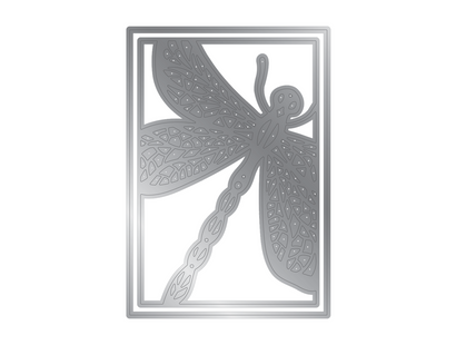 Crafter's Companion Metal Die Create a Card 5"x7" - Dainty Dragonfly