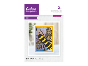 Crafter's Companion Metal Die Create a Card 5"x7" - Sweet Bumble Bee