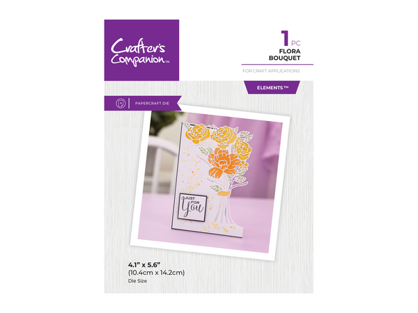 Crafter's Companion Metal Die Edgeable - Flora Bouquet