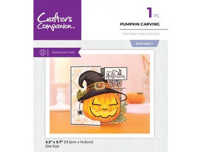 Crafter's Companion Metal Die Edgeable - Pumpkin Carving