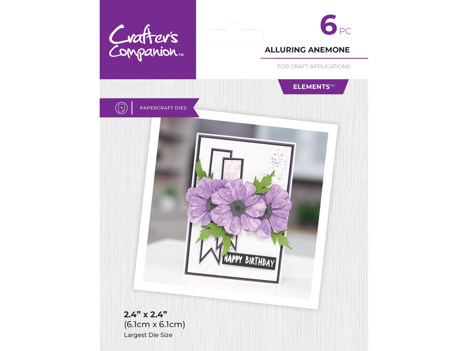 Crafters Companion - Metal Die Elements- Alluring Anemone