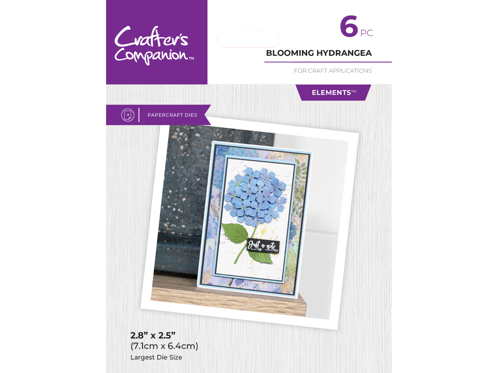 Crafters Companion - Metal Die Elements - Blooming Hydrangea