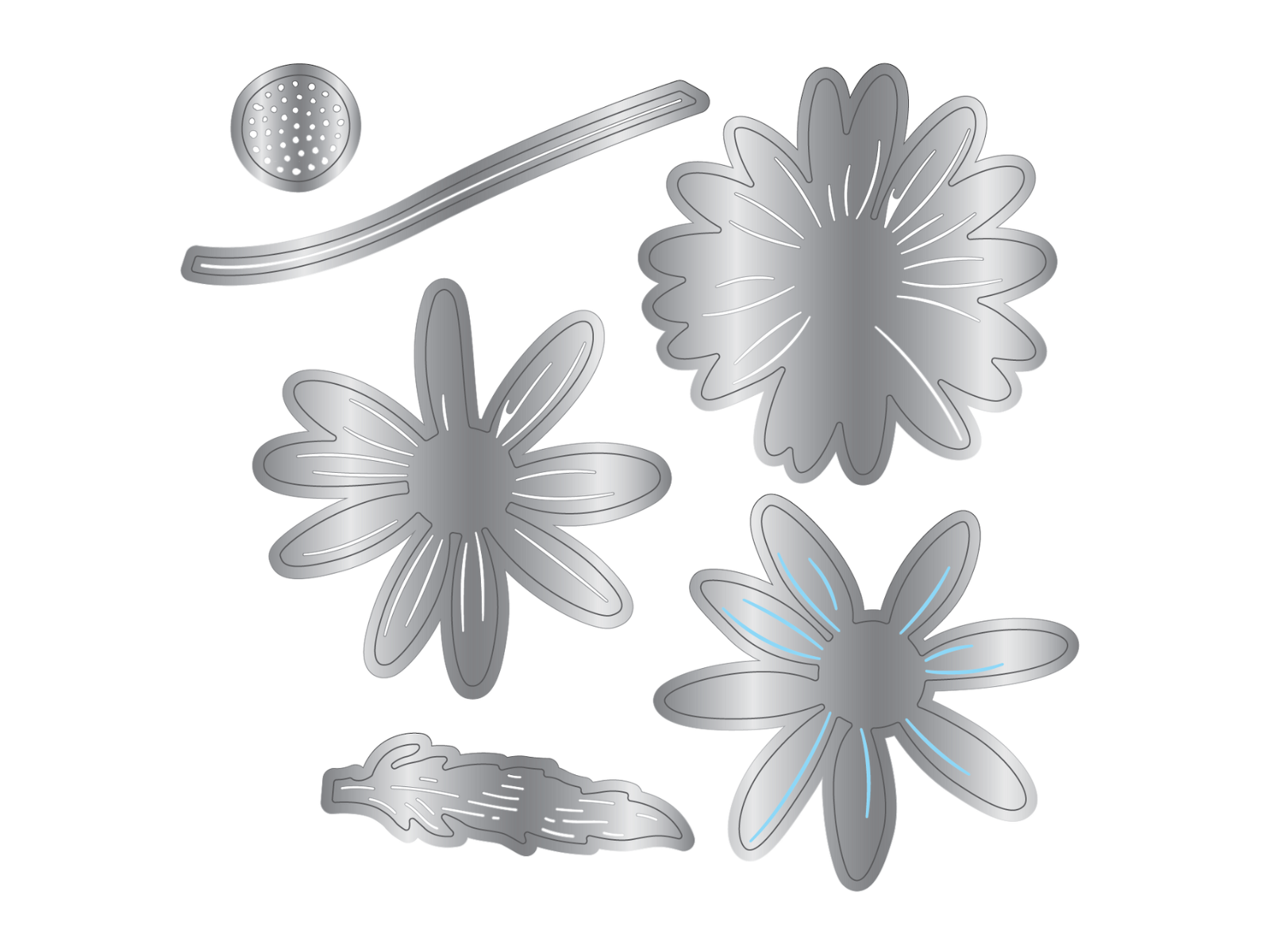 Crafters Companion - Metal Die Elements - Delightful Daisy