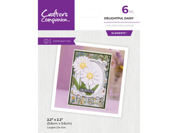 Crafters Companion - Metal Die Elements - Delightful Daisy