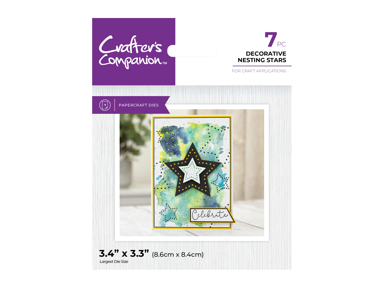 Decorative Nesting Stars Metal Die Set